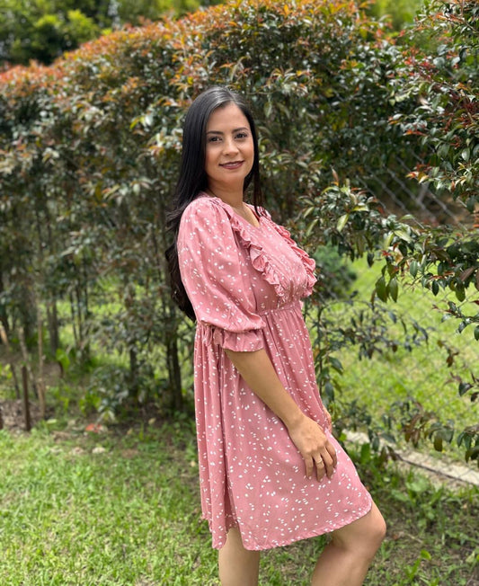 Vestido Corto Estampado VCU3