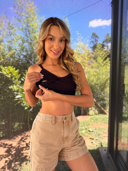 Top Salomé Negro