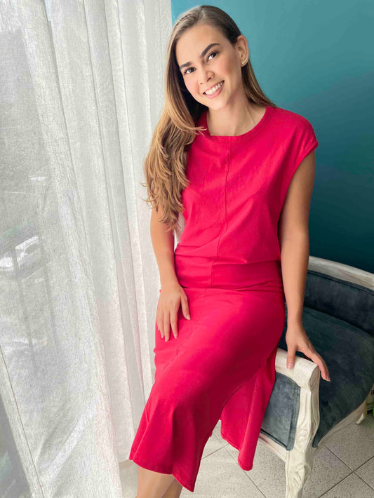 Vestido Largo 6Rojo