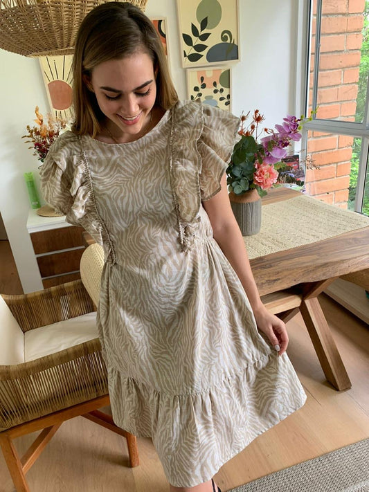 Vestido Corto Estampado VCE4