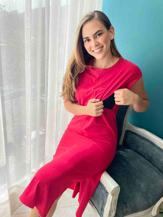 Vestido Largo 6Rojo
