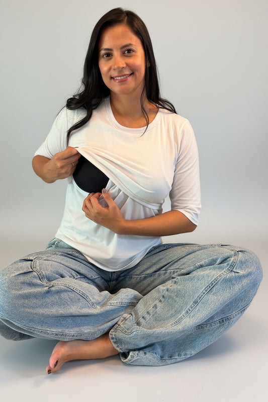 Blusa Manga 3/4 básica