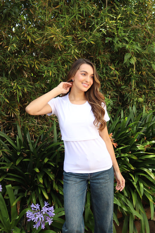 Camiseta Amapola Blanco