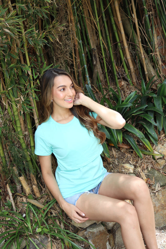 Camiseta Amapola Menta