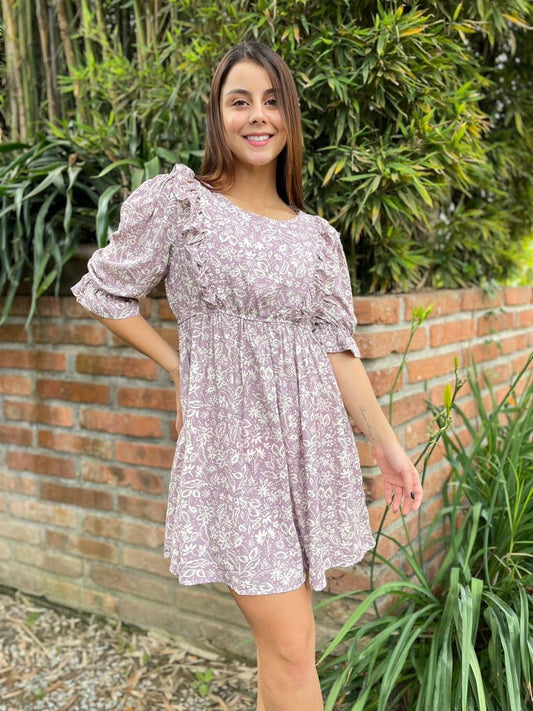 Vestido Corto Estampado VCU3