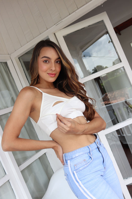 Top Salomé Blanco