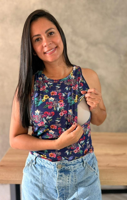 Camiseta Sisa Estampado Floral