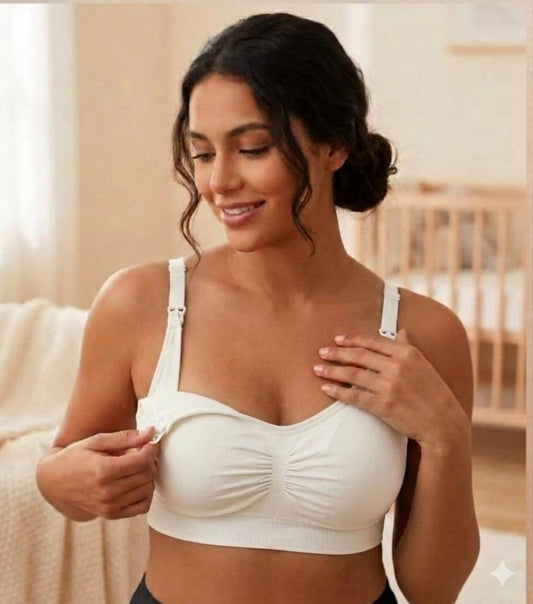 Top Lactancia Seamless Blanco