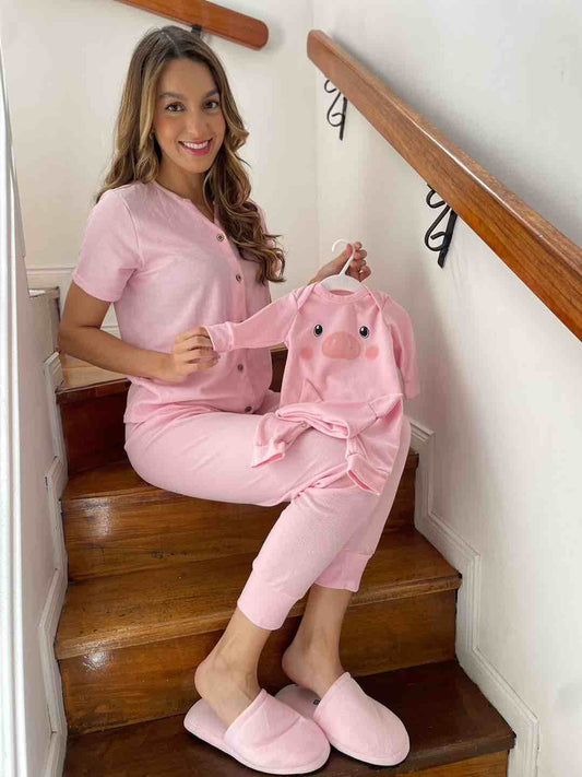 Dúo Pantalón Zoo Cerdito