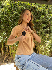 Camiseta Amapola Camel