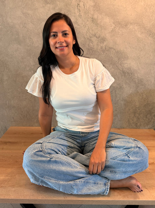 Blusa Manga corta con diseño