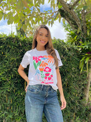 Camiseta Estampada flores