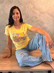 Blusa Manga corta con estampado localizado