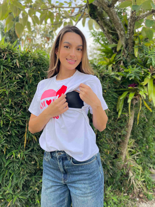 Camiseta Estampada cora