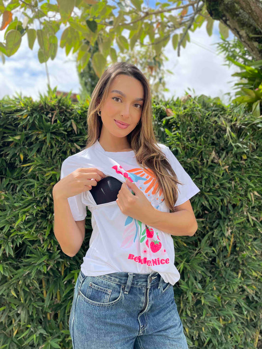 Camiseta Estampada flores