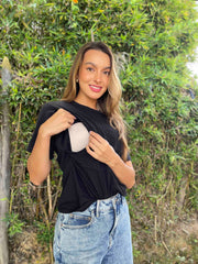 Camiseta Cortes frente Negro