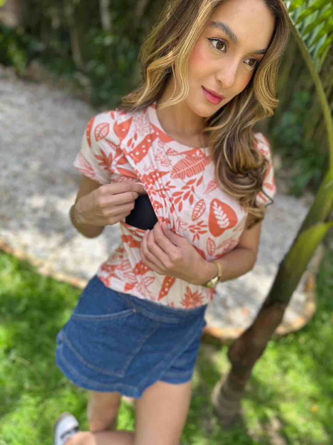 Camiseta Perla Estampada 05