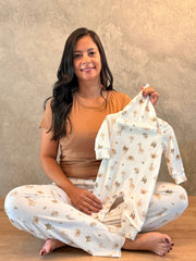 Dúo camiseta y pantalón en rib 04