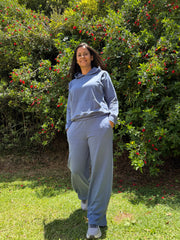 Deportivo Pantalón Burda azul