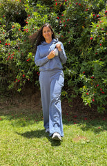 Deportivo Pantalón Burda azul