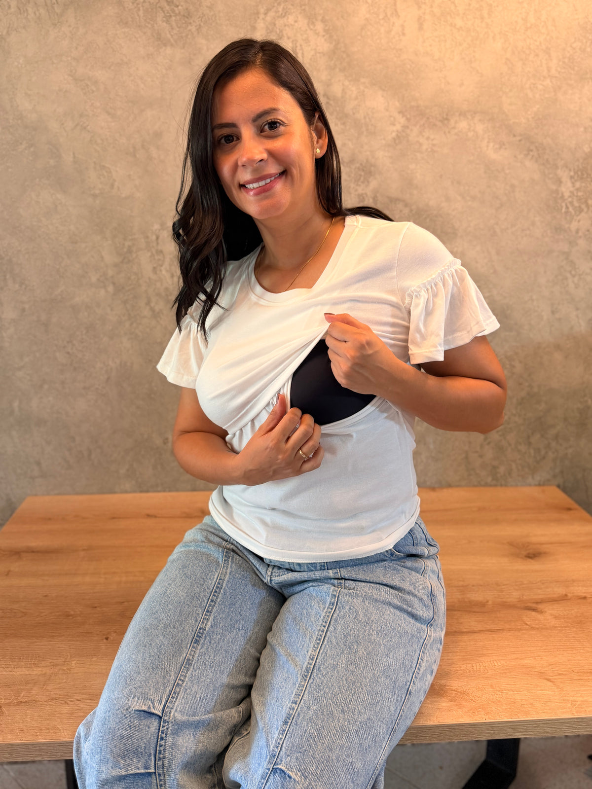 Blusa Manga corta con diseño