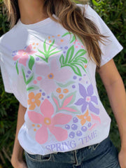 Camiseta Estampada flores