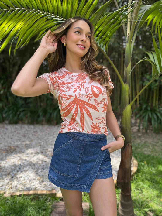 Camiseta Perla Estampada 05