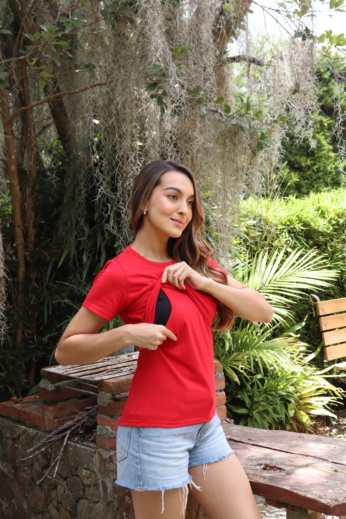 Camiseta Amapola Rojo