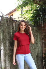 Camiseta Amapola Vino
