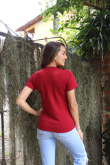 Camiseta Amapola Vino