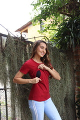 Camiseta Amapola Vino