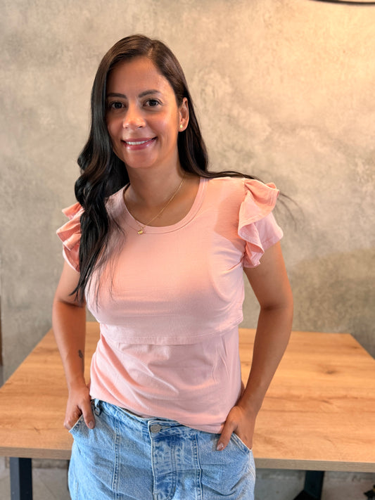 Blusa Manga corta con diseño