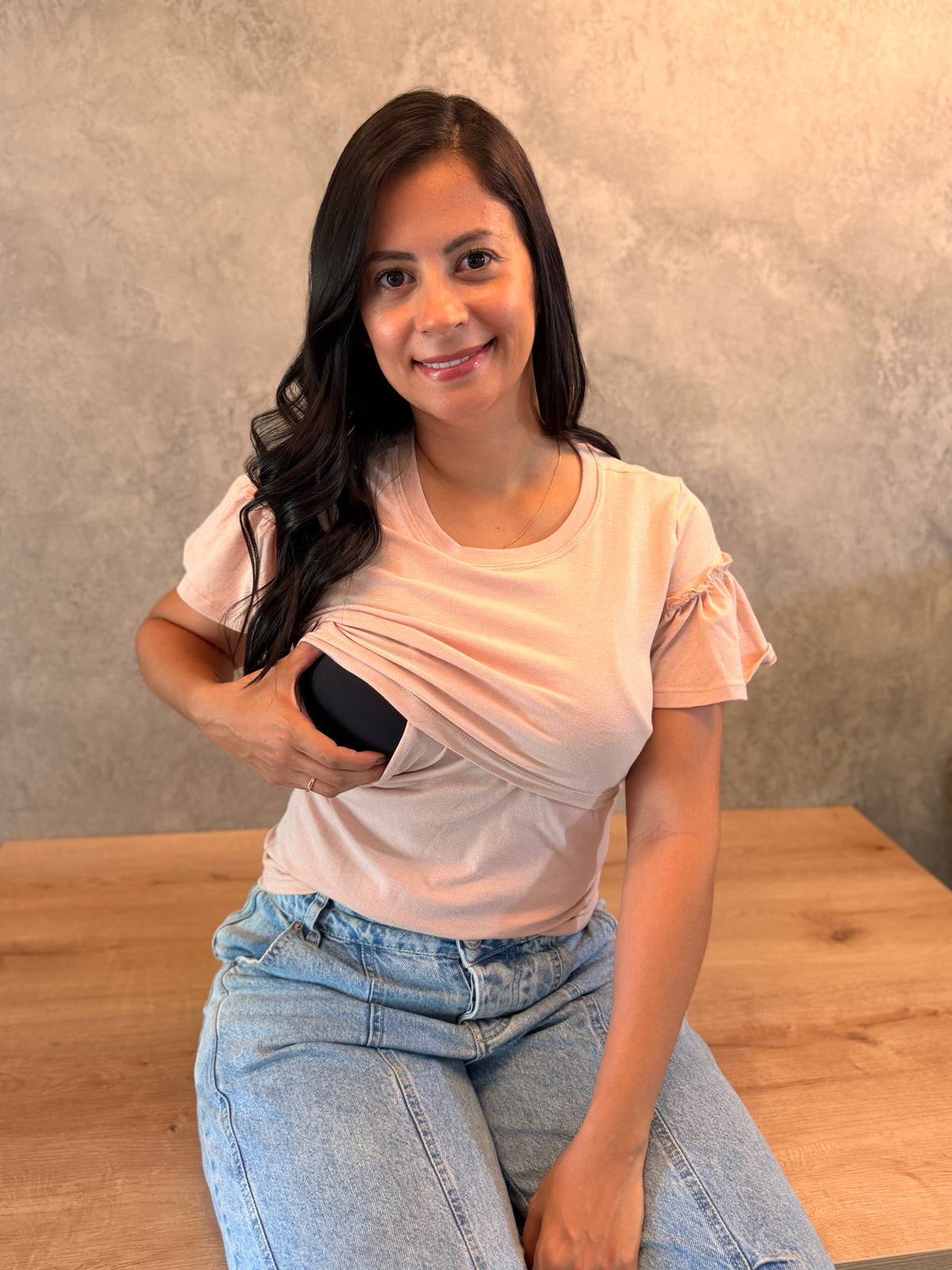 Blusa Manga corta con diseño