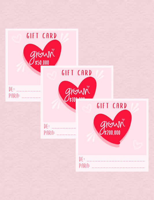 Gift Card Grown Up