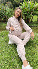 Deportivo Embarazo Beige