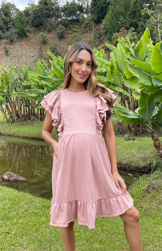 Vestido Tulipan Coral