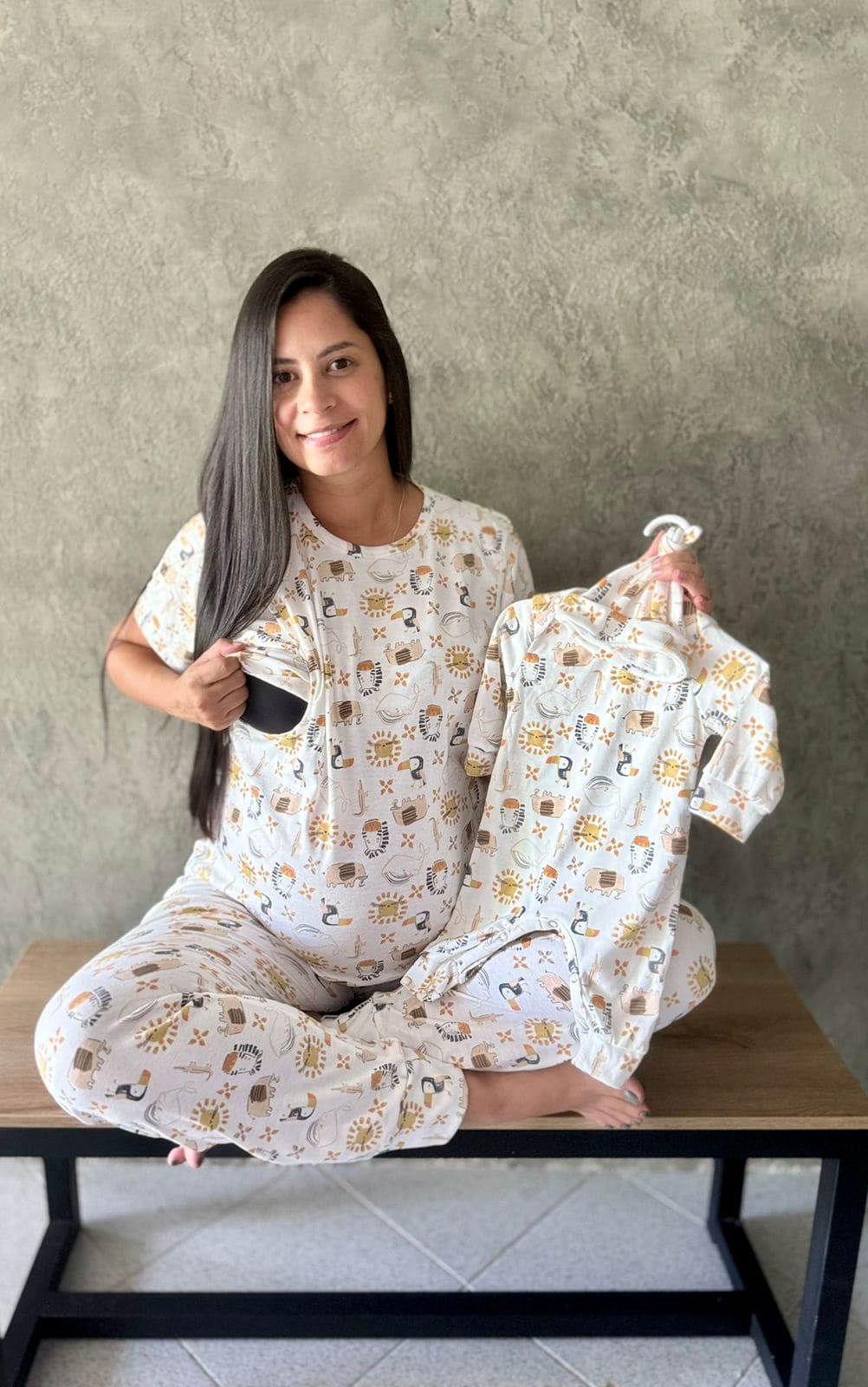 Dúo Pantalón Safari Beige
