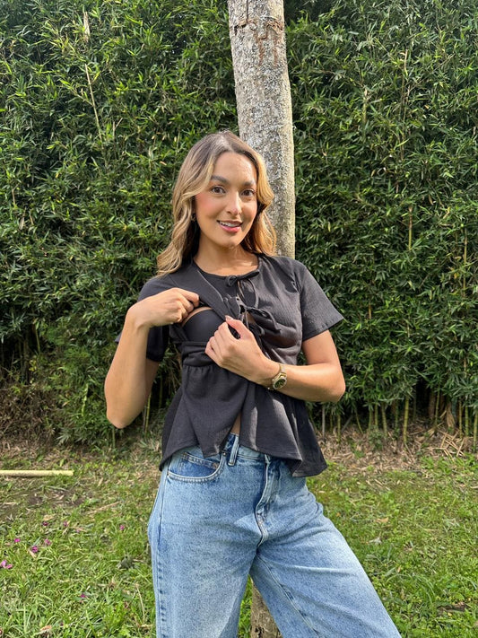 Camiseta Lazos Negro