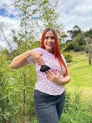 Blusa Manga Corta Cereza