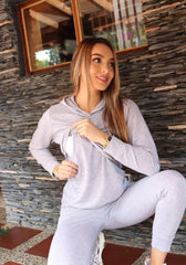 Deportivo Jogger Gris Capota