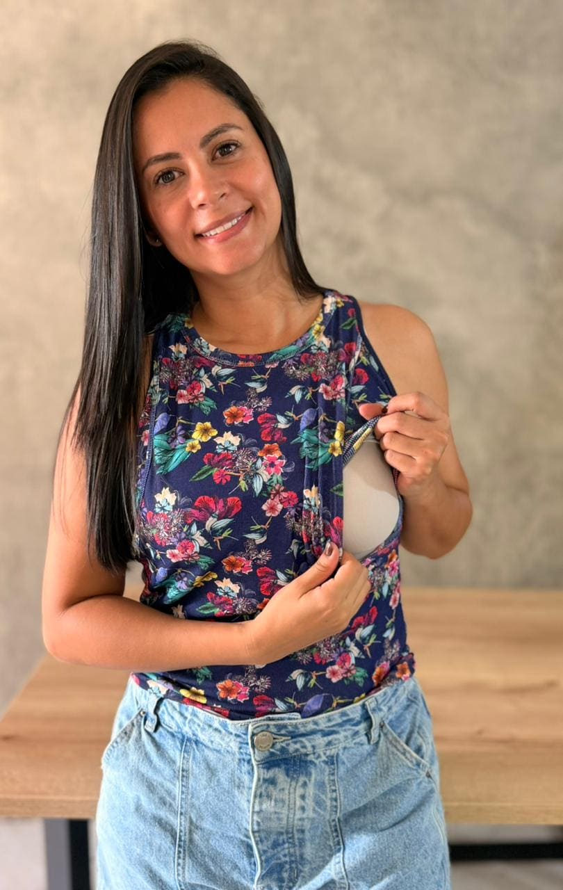 Camiseta Sisa Estampado Floral