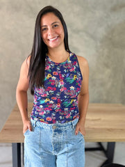 Camiseta Sisa Estampado Floral