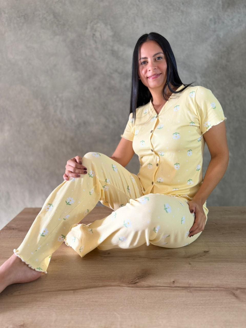 Pijama Conjunto Amarillo