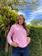 Hoodie Burda Color Rosa