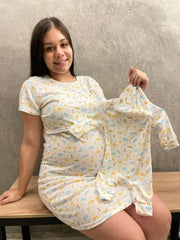 Dúo Bata Corta Estampado 06