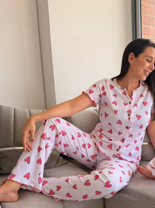 Pijama Conjunto Corazón