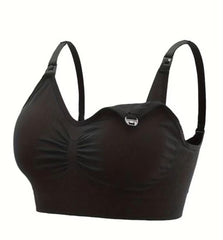 Top Lactancia Seamless Negro