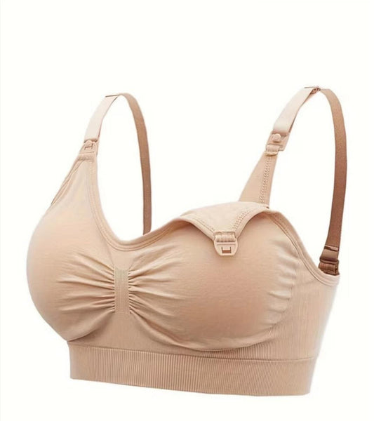 Top Lactancia Seamless Beige