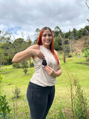 Blusa Manga Sisa En Rib Beige