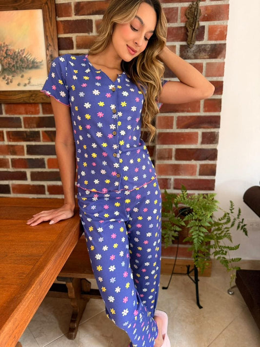 Pijama Conjunto Flores